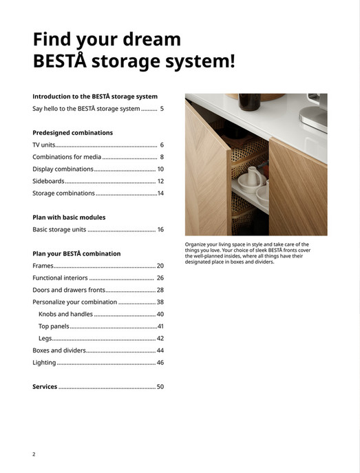 IKEA 2025 BESTA Storage System Buying Guide - Page 1